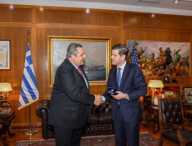 Στο ΥΠΕΘΑ ο Αμερικανός ΥΦΕΞ - Ενημέρωση από τον Π. Καμμένο για τουρκική προκλητικότητα και Έλληνες στρατιωτικούς
